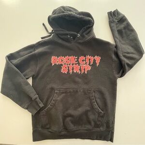 Rose City Strip Portland Club Hoodie Heavy Metal S